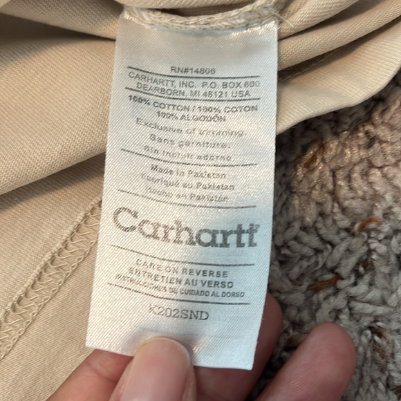 Carhartt Men’s Large Tan Turtleneck - Picture 6 of 7